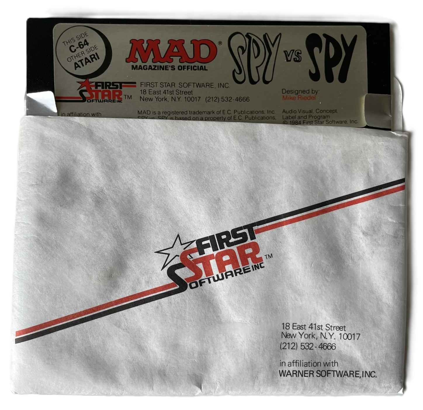 commodore 64 spy vs spy disk