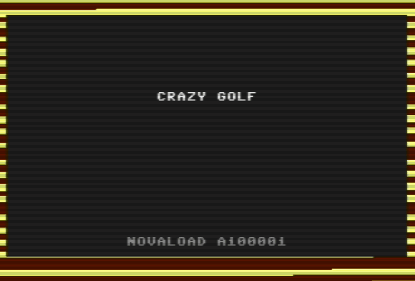 commodore plus 4 crazy golf