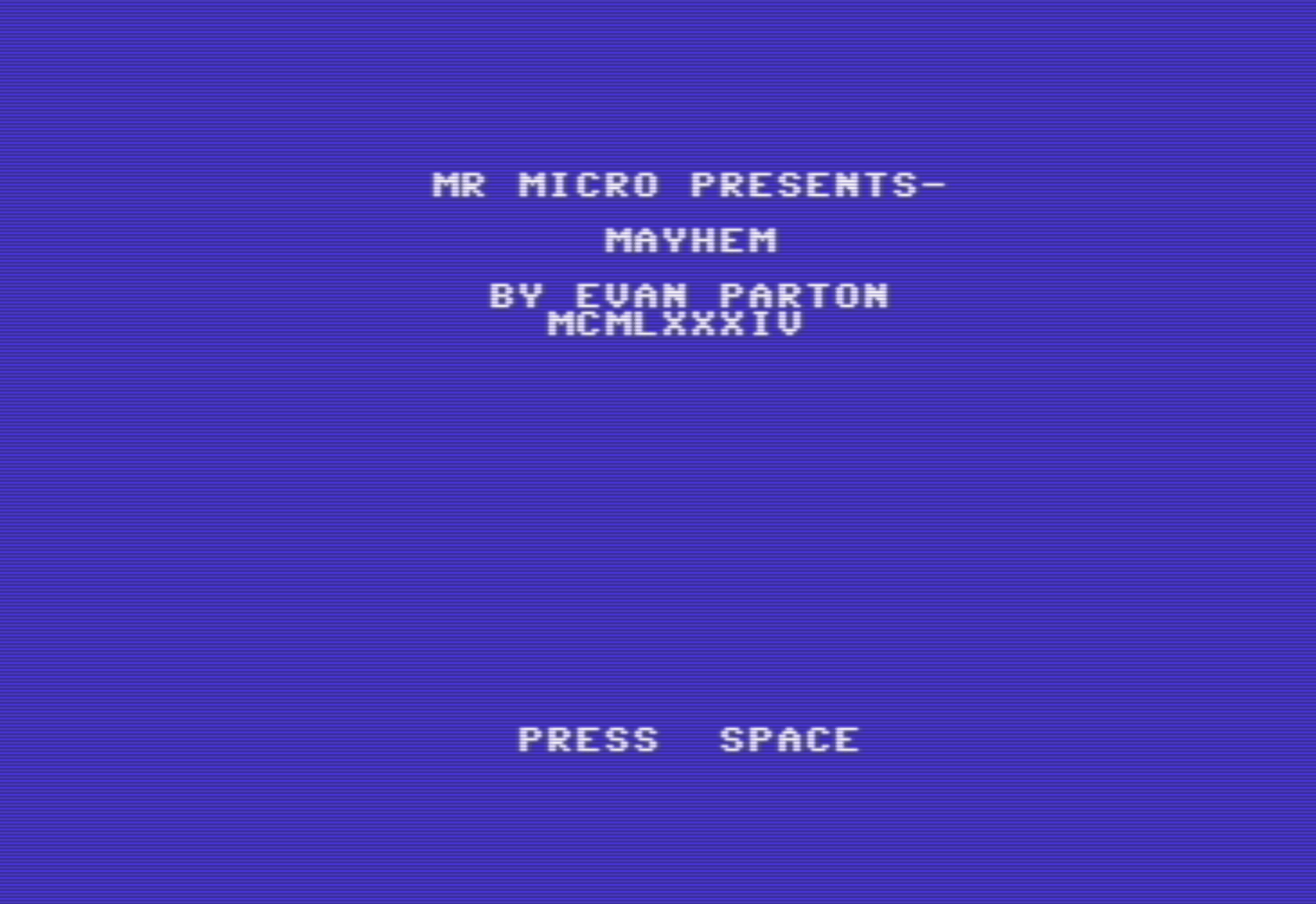 commodore plus 4 mayhem