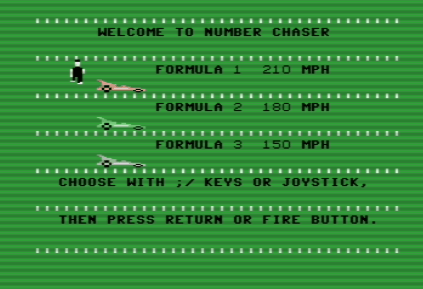 commodore plus 4 number chaser